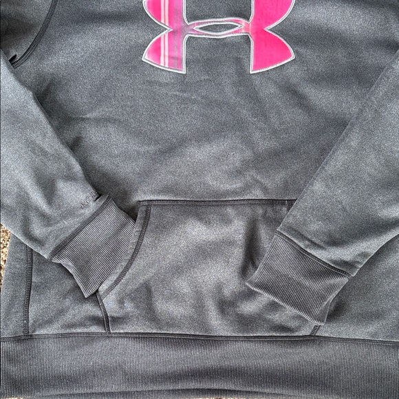 Under Armour Women’s XL hoodies. Blue and Charcoal Hoodies with Pink Logo - Picture 4 of 10